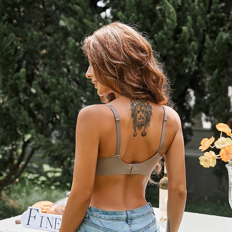 Soft Wireless Bra Women