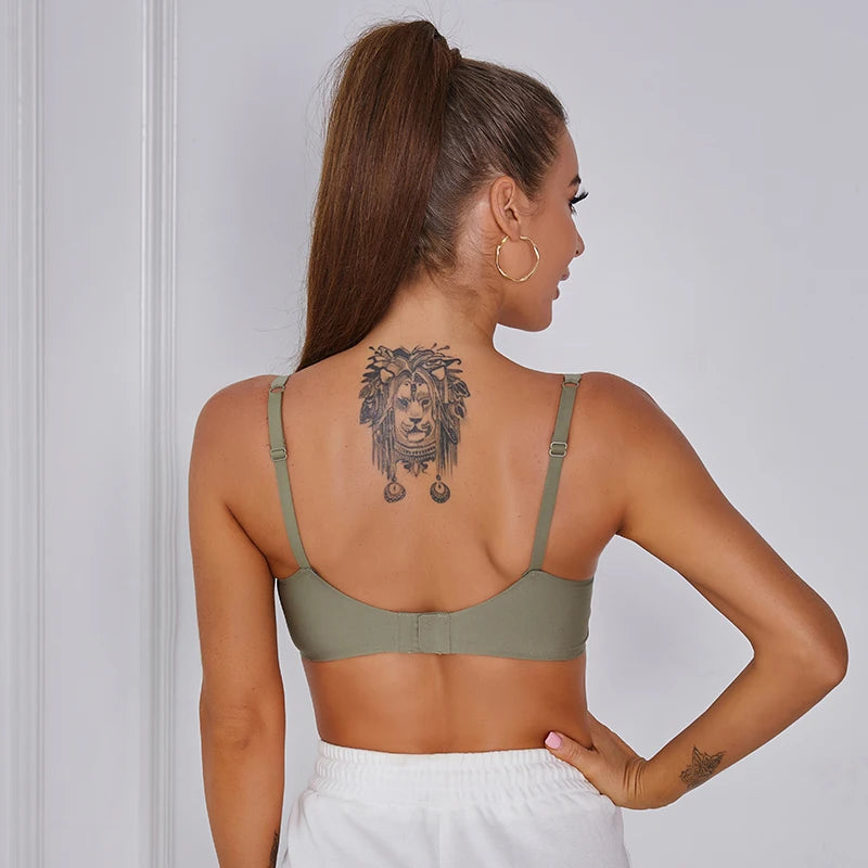 Soft Wireless Bra Women