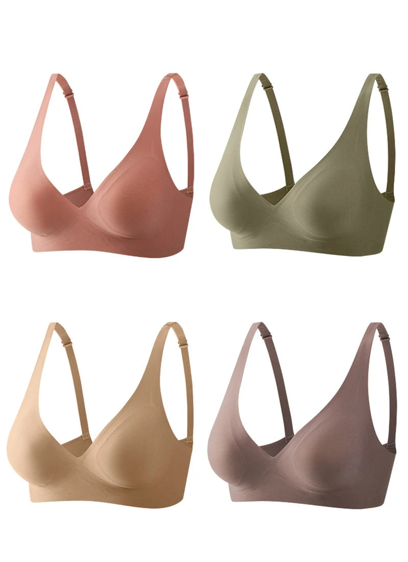 Soft Wireless Bra Women