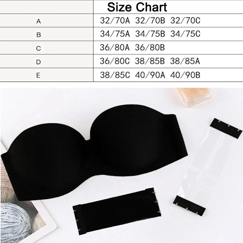 Sexy Strapless Bras Women Wireless
