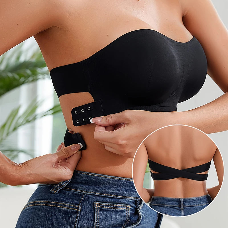 Women's Sexy Strapless Push Up Bra