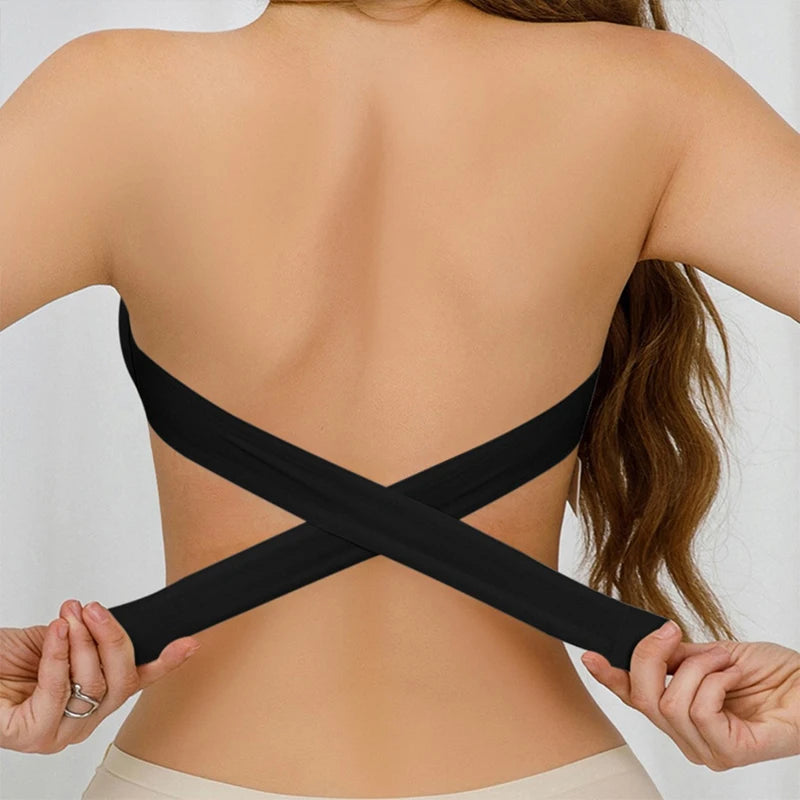 Women's Sexy Strapless Push Up Bra