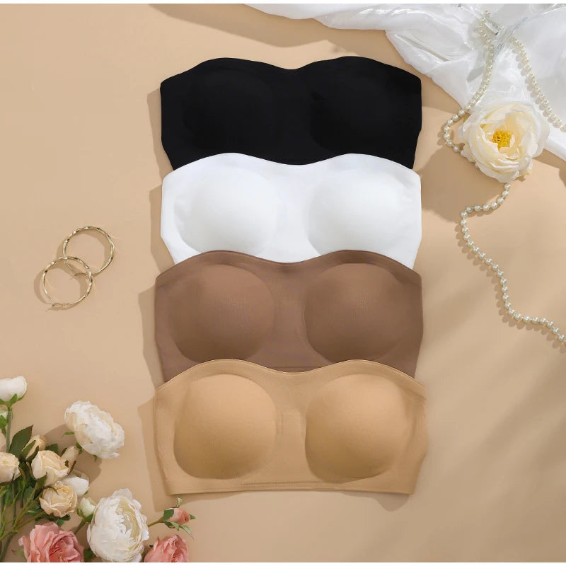 Women's Sexy Strapless Push Up Bra