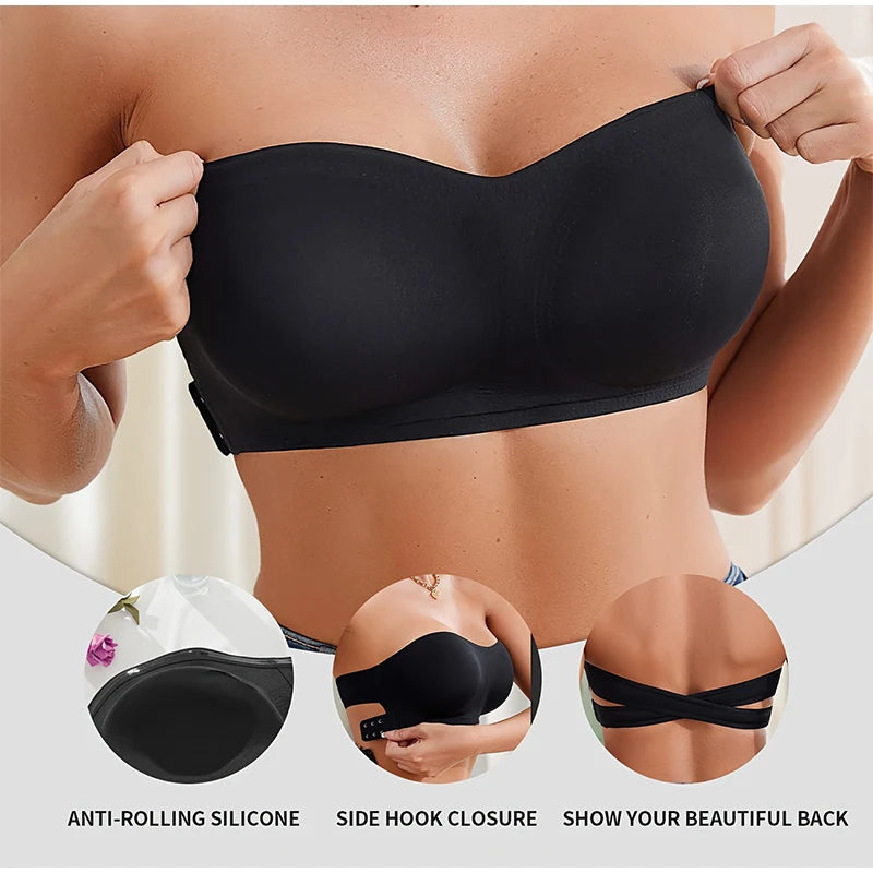 Women's Sexy Strapless Push Up Bra