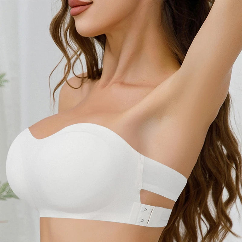 Women's Sexy Strapless Push Up Bra
