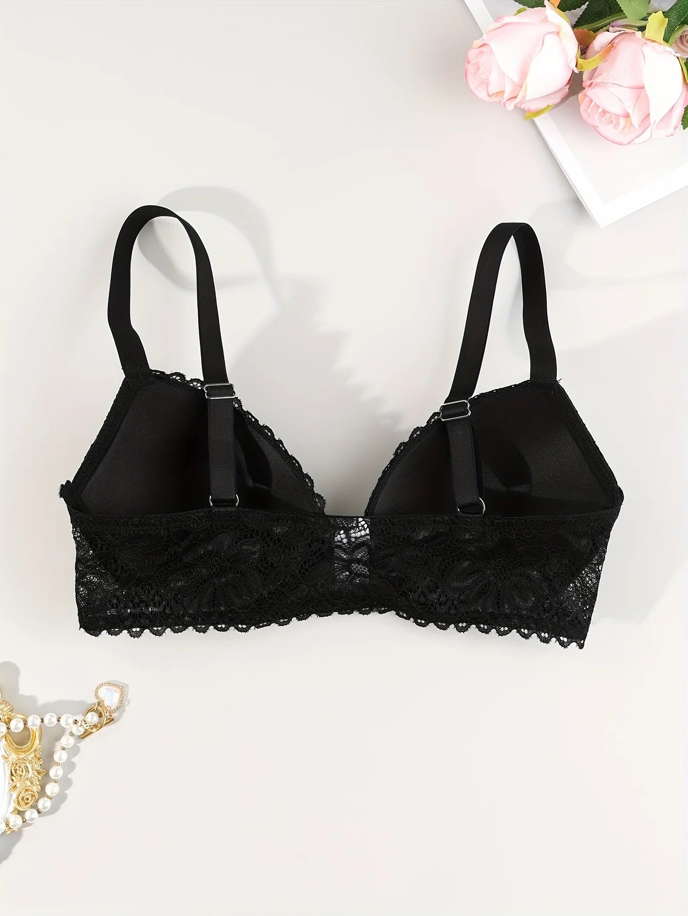Elegant Lace Push-Up Bra for Women