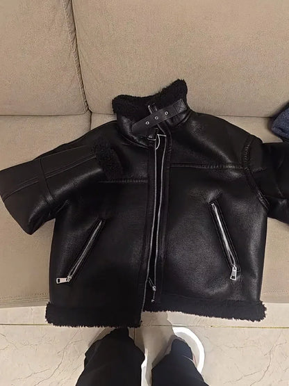 Women’s Chic Fleece Short Coat