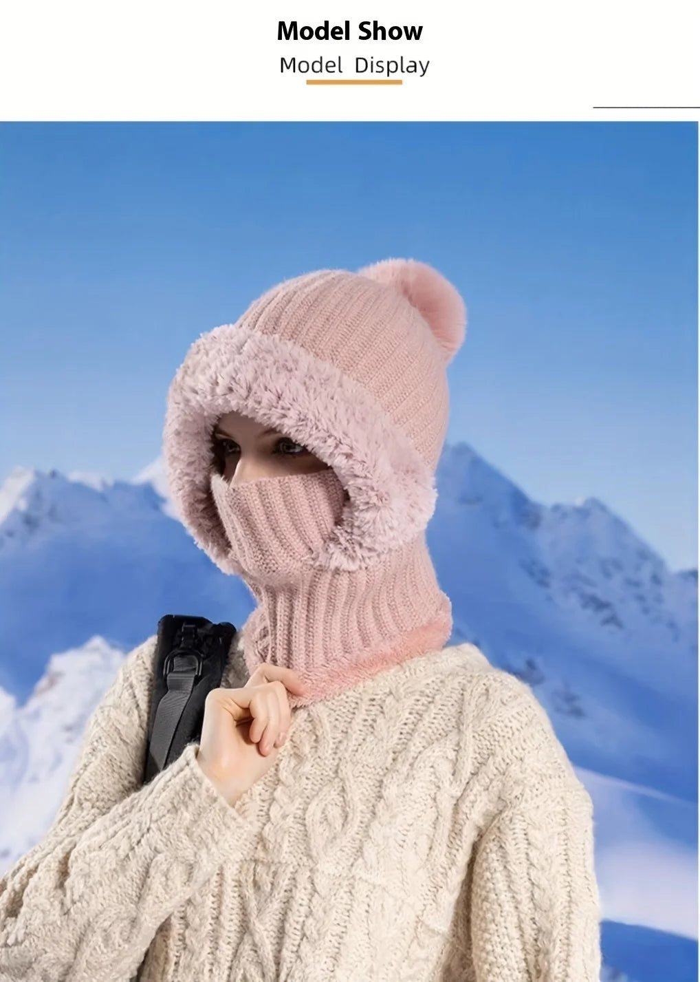 Winter Hat with Scarf & Mask