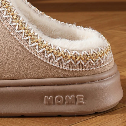 Warm Cotton Platform Slippers