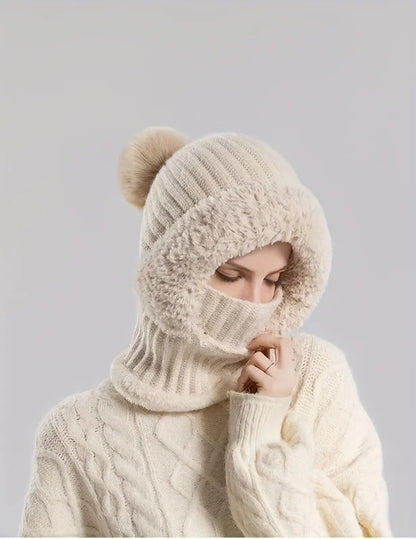 Winter Hat with Scarf & Mask