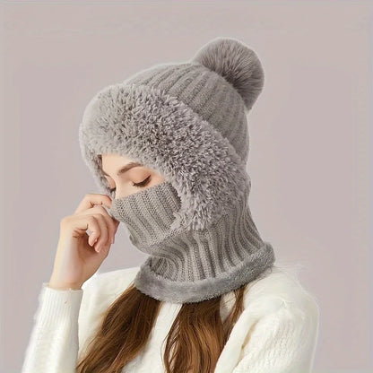 Winter Hat with Scarf & Mask