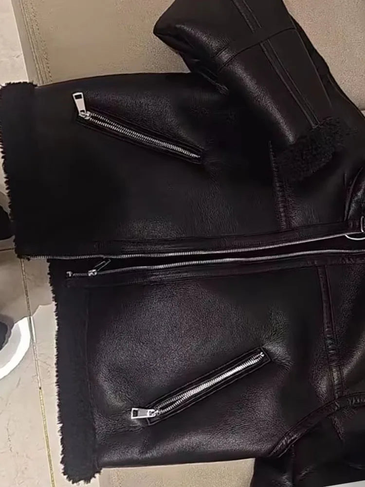 Women’s Chic Fleece Short Coat