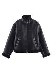 Women’s Chic Fleece Short Coat