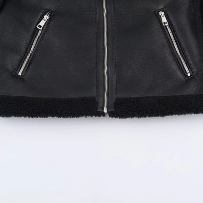 Women’s Chic Fleece Short Coat