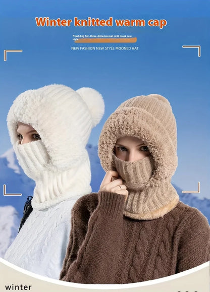 Winter Hat with Scarf & Mask