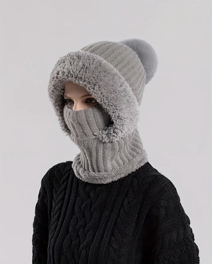 Winter Hat with Scarf & Mask