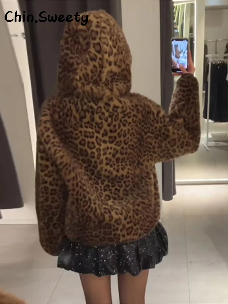 Women's Leopard Reversible Jacket