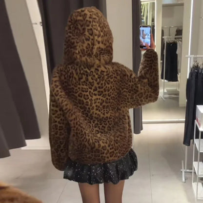 Women's Leopard Reversible Jacket